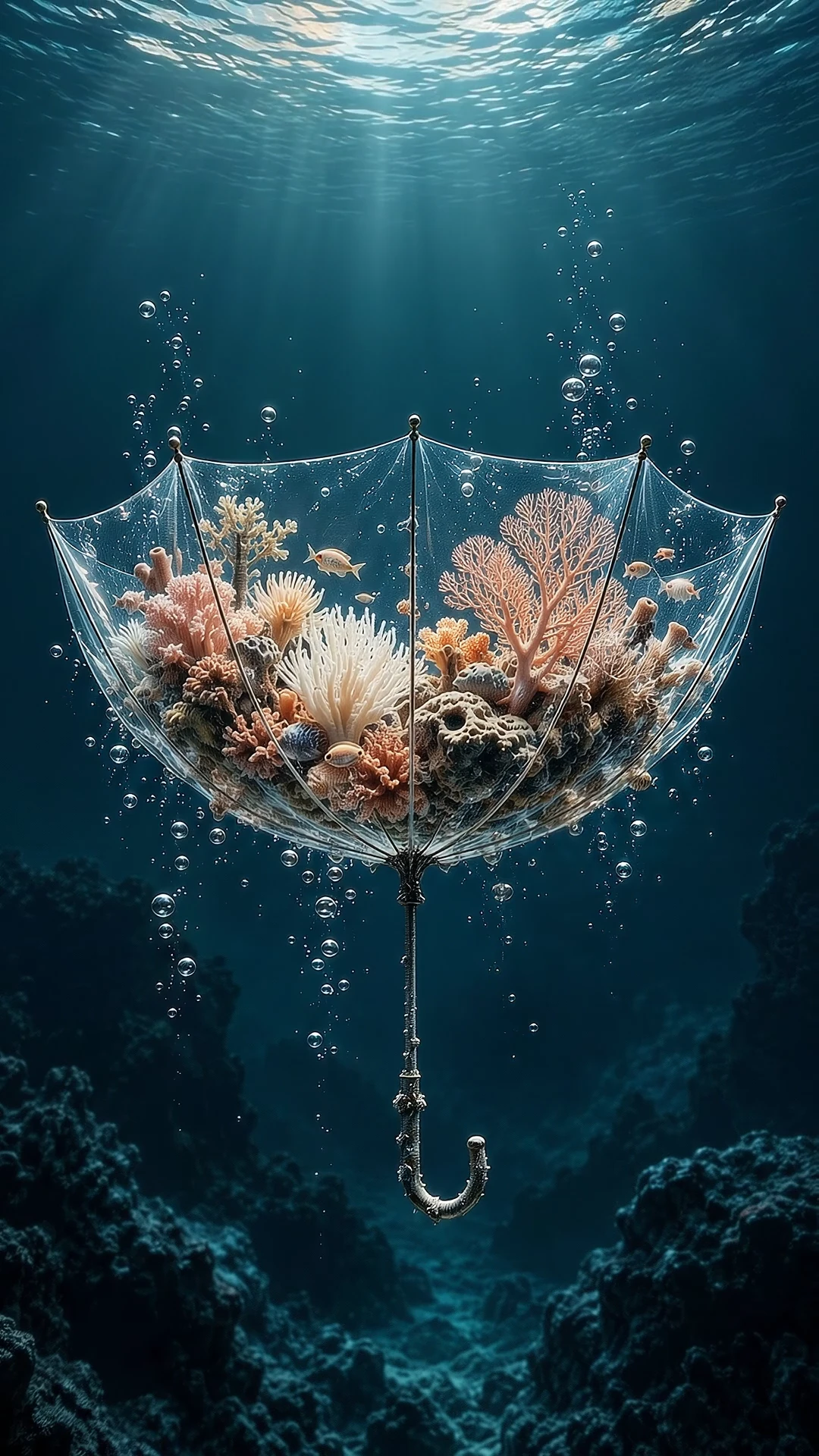Coral and Bubbles