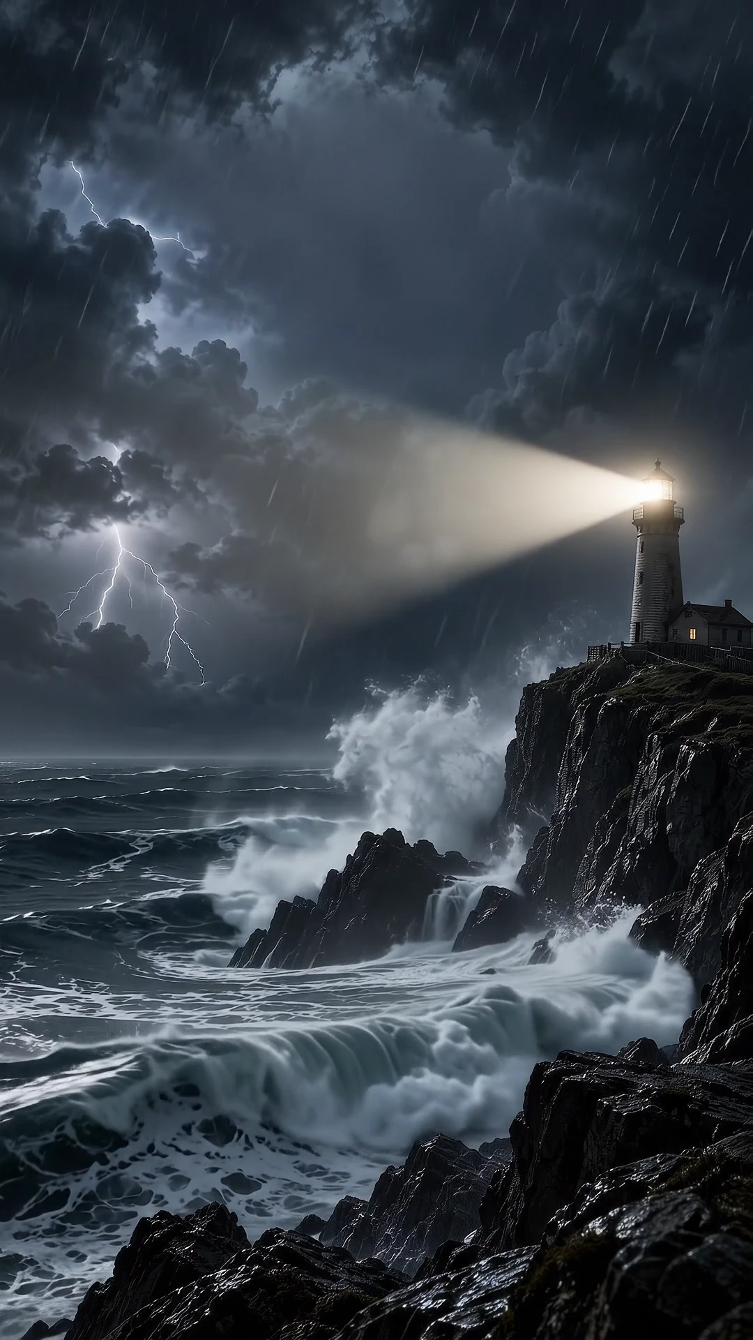 Lighthouse Storm