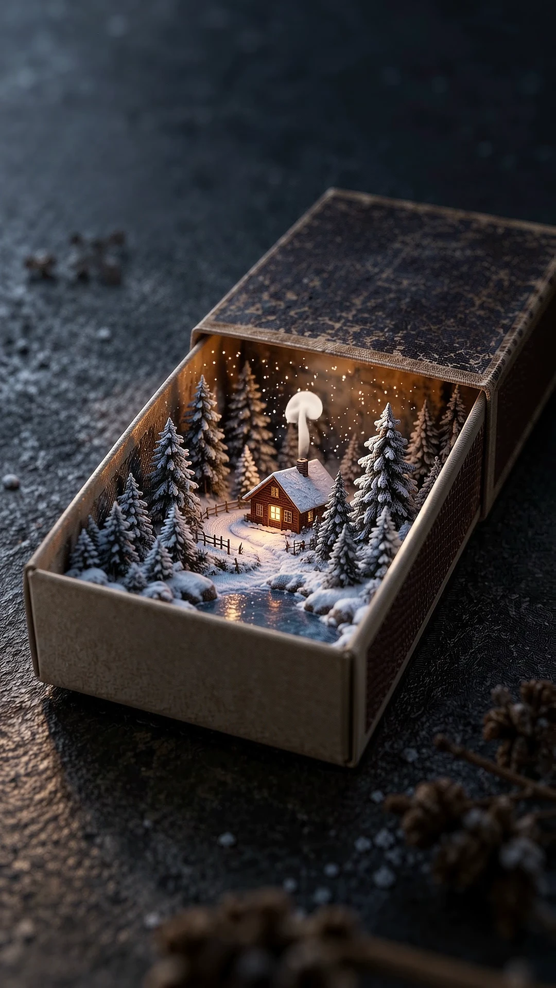 Snowy Cabin