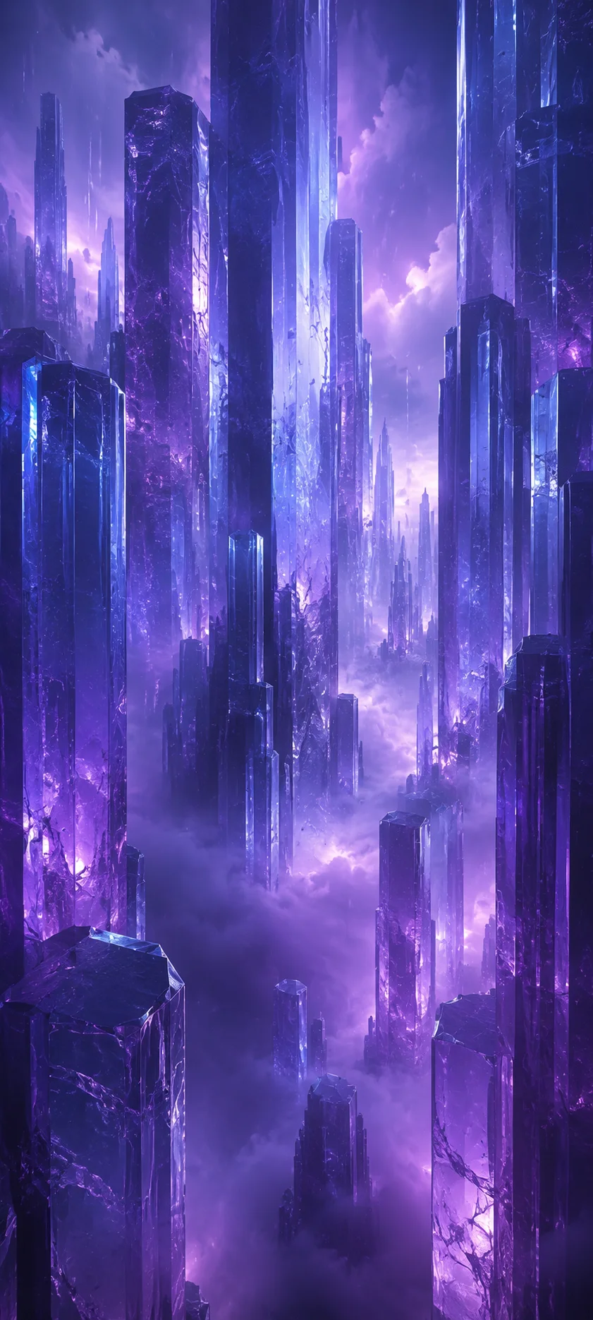 Amethyst Crystal Towers