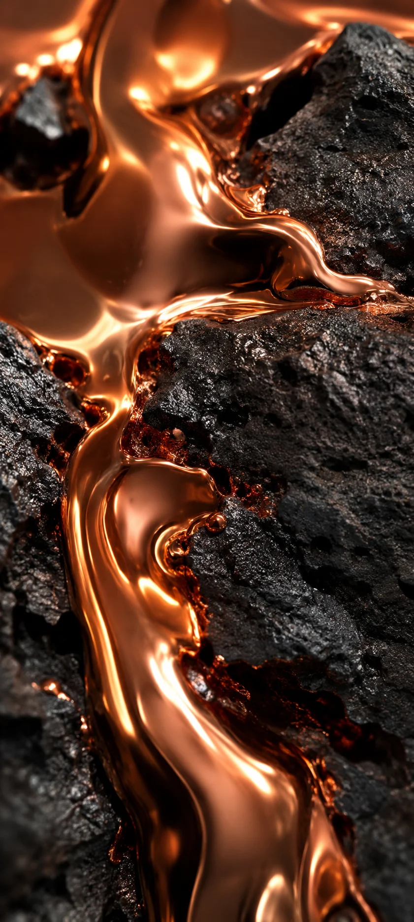 Copper Lava Rock