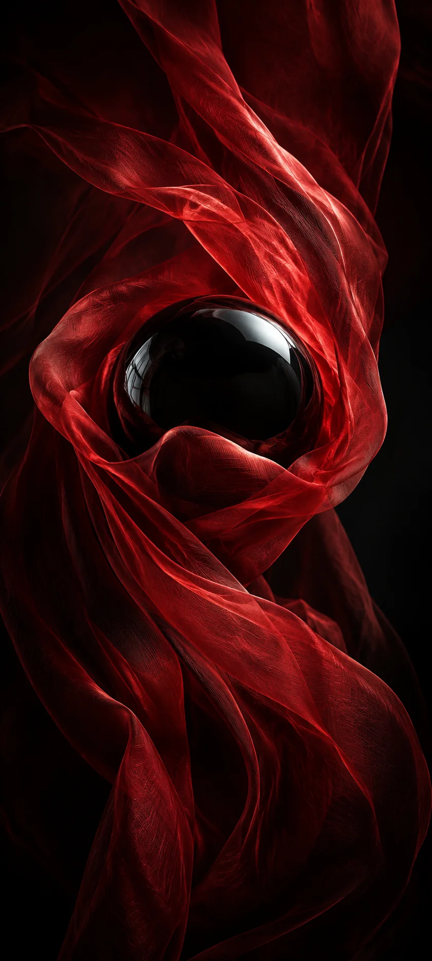 Crimson Silk Orb