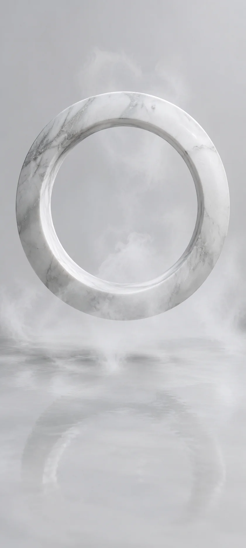 Frosted Halo Ring