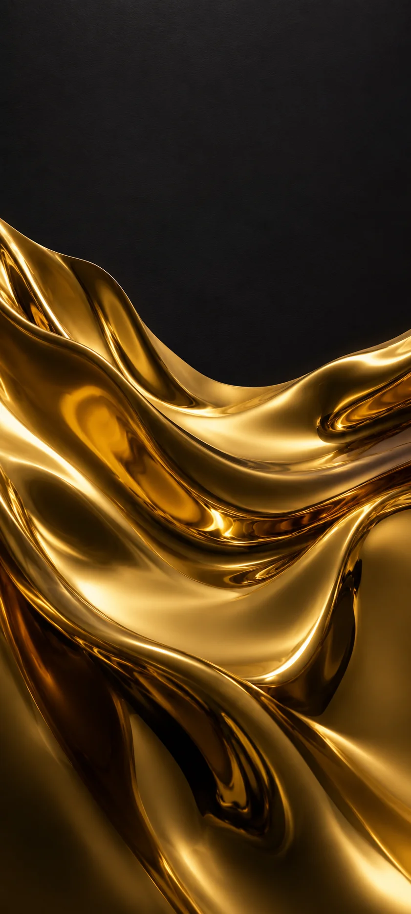 Golden Silk Drape