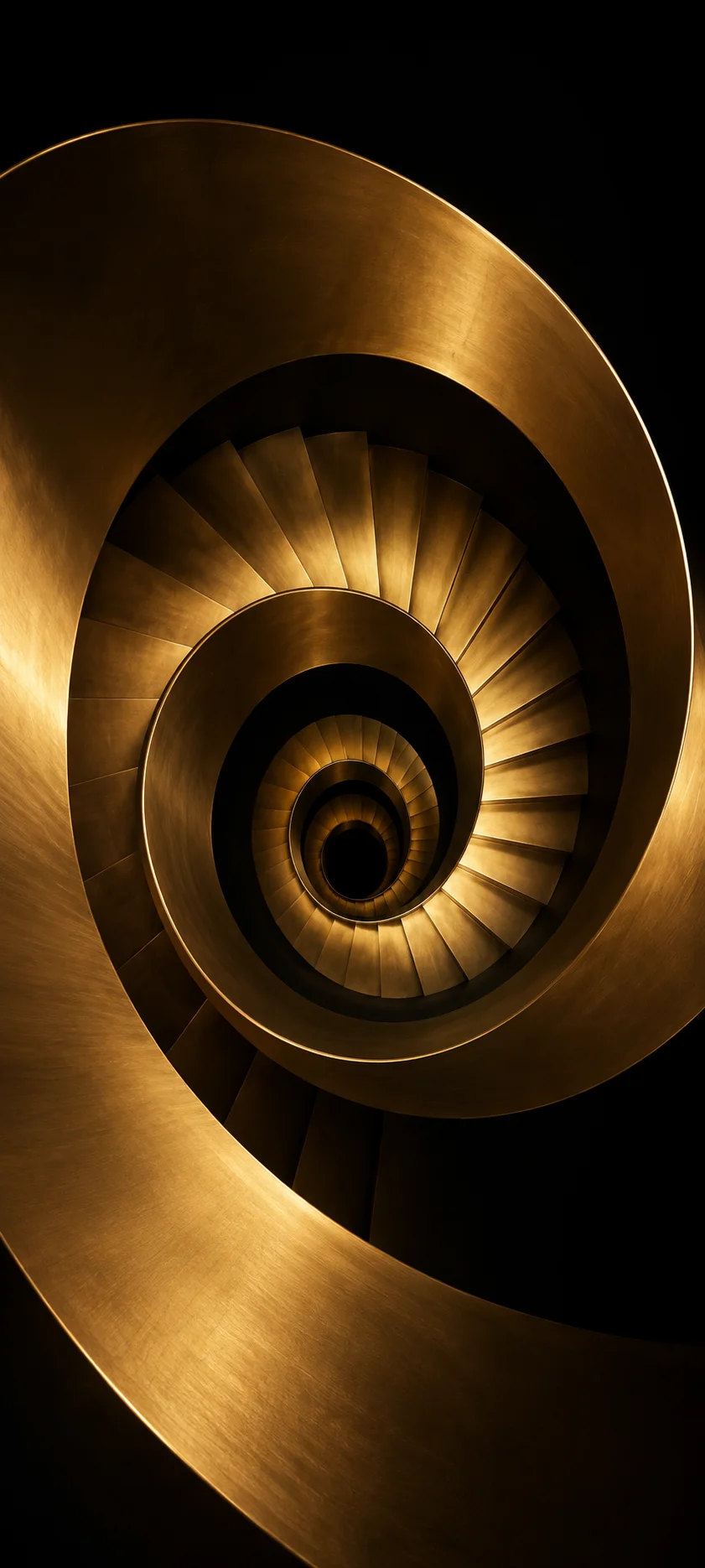 Golden Spiral Staircase