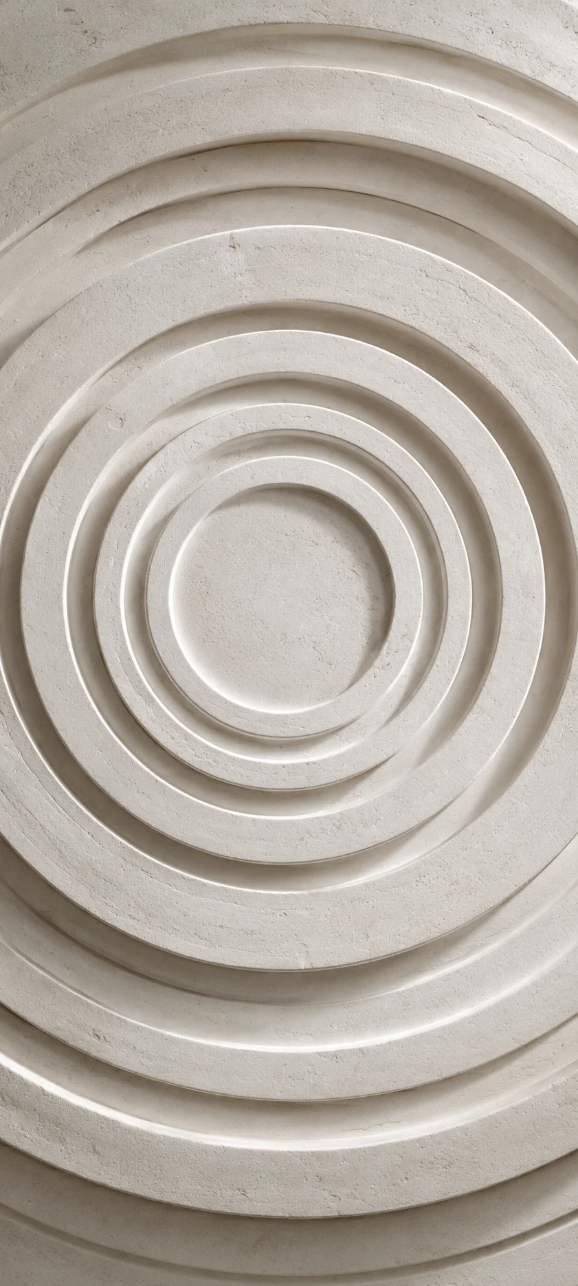 Ivory Circular Ripple