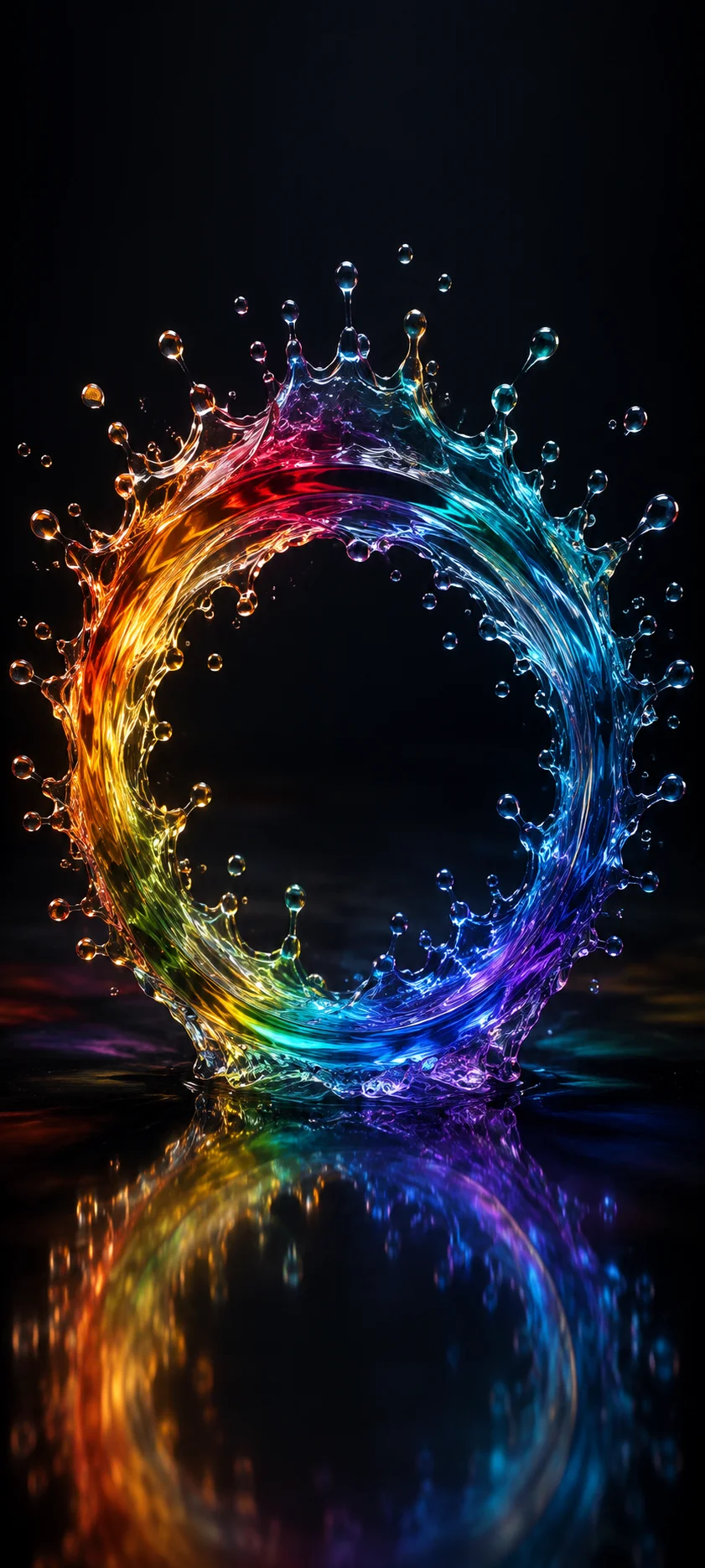 Rainbow Bubble Halo