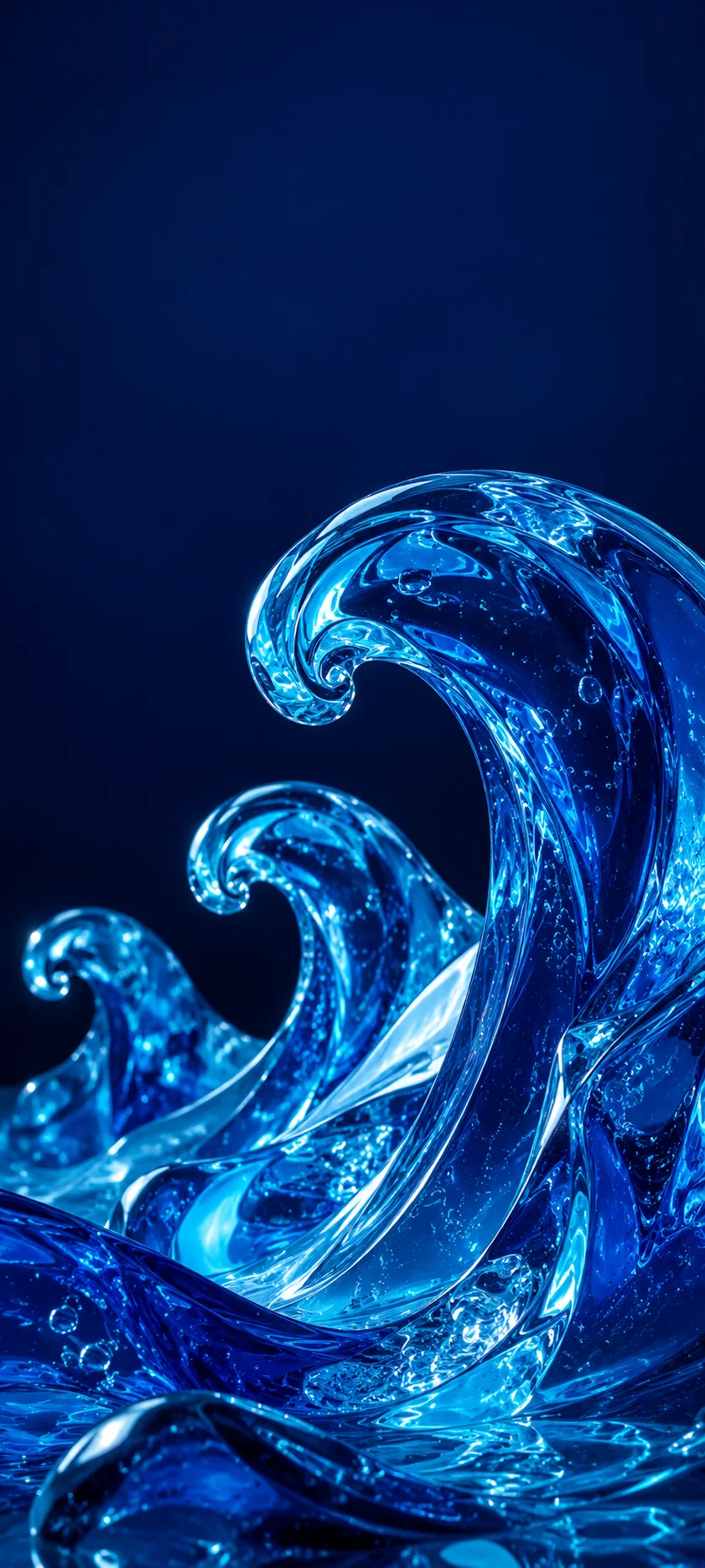 Sapphire Glass Wave