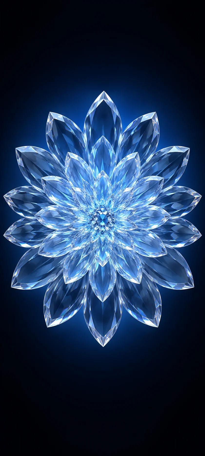 Sapphire Ice Bloom