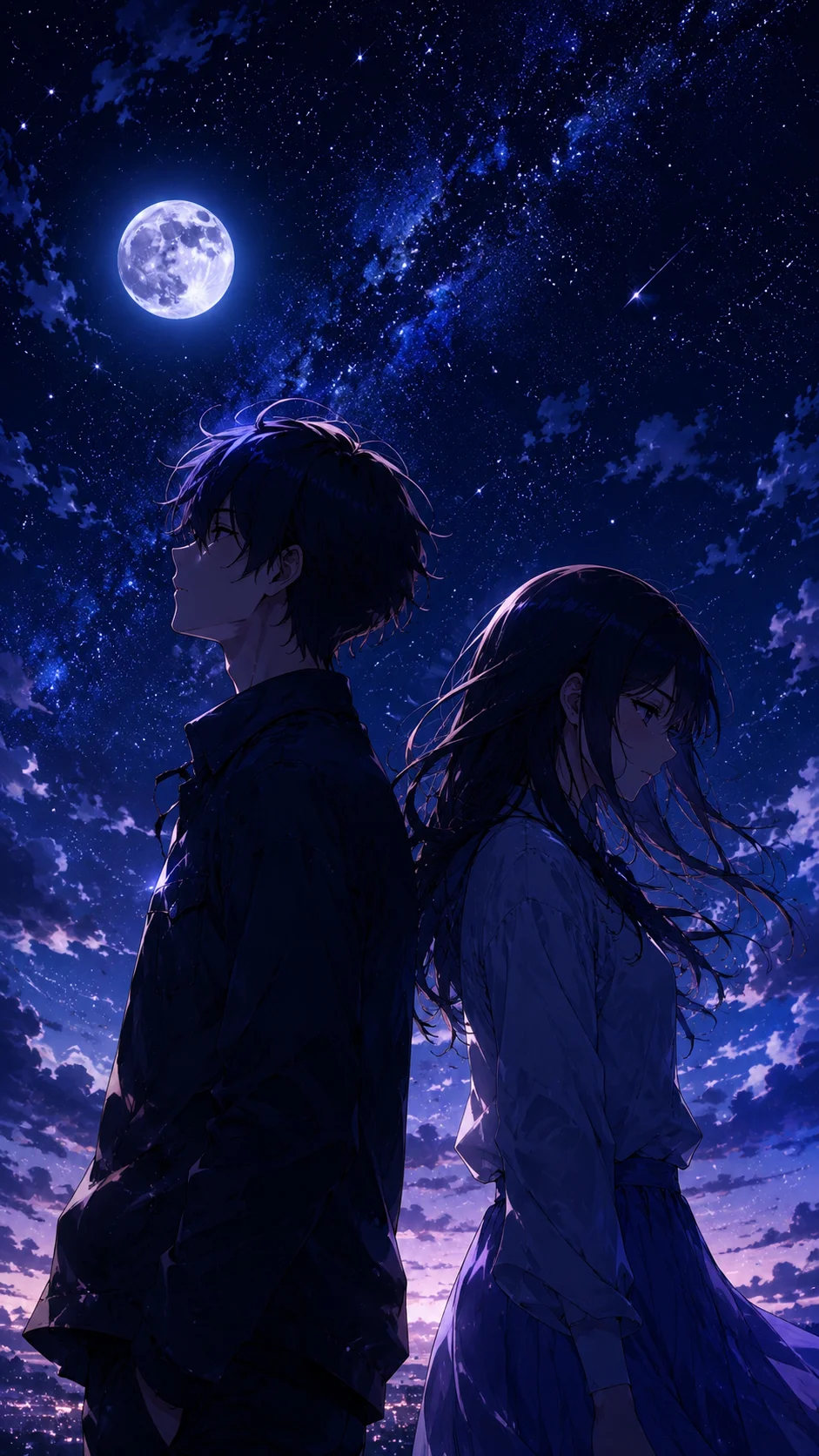 Back To Back Under Moon