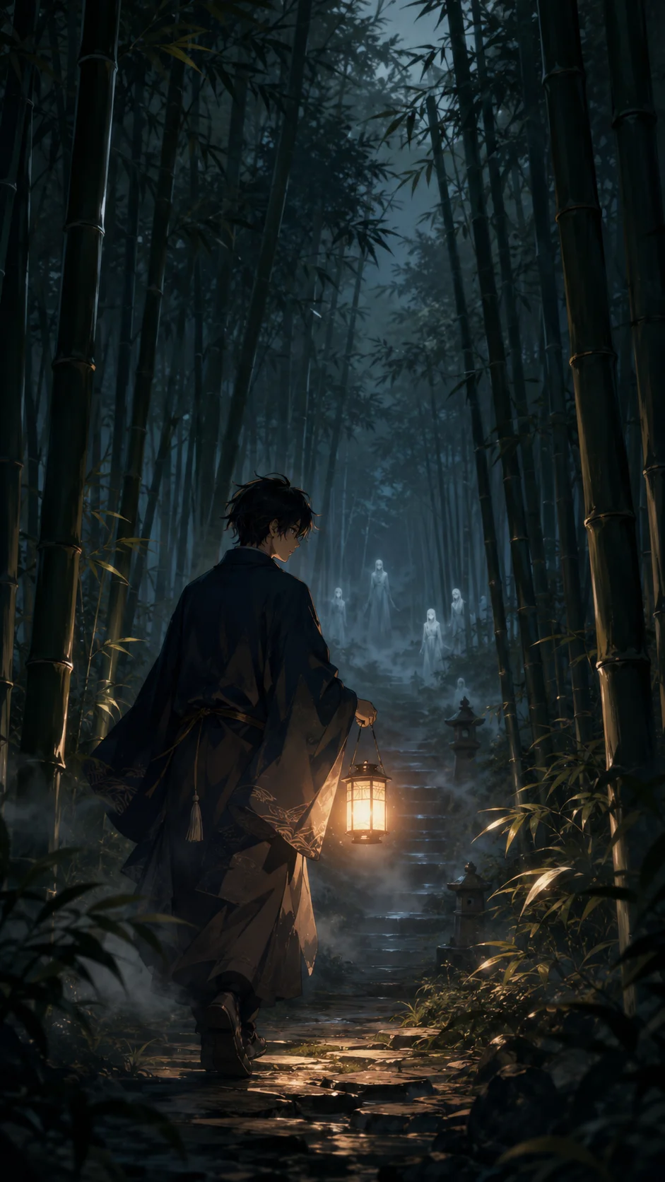Bamboo Grove Lantern Night