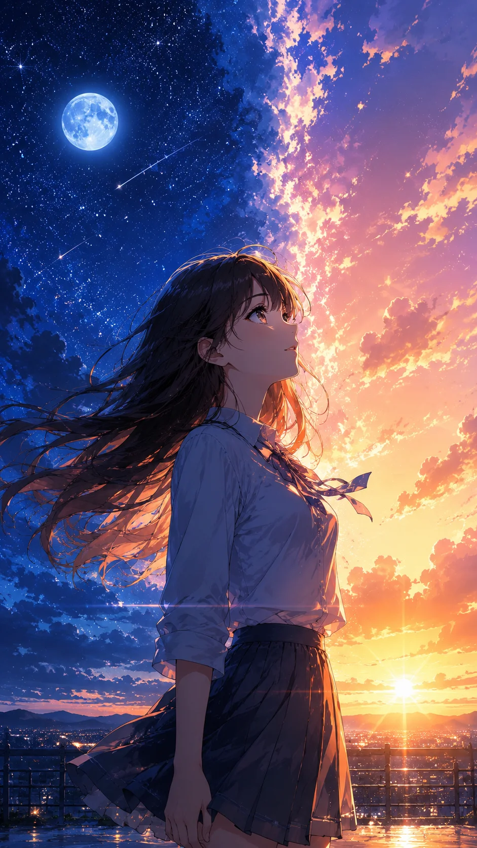 Day And Night Divided Sky