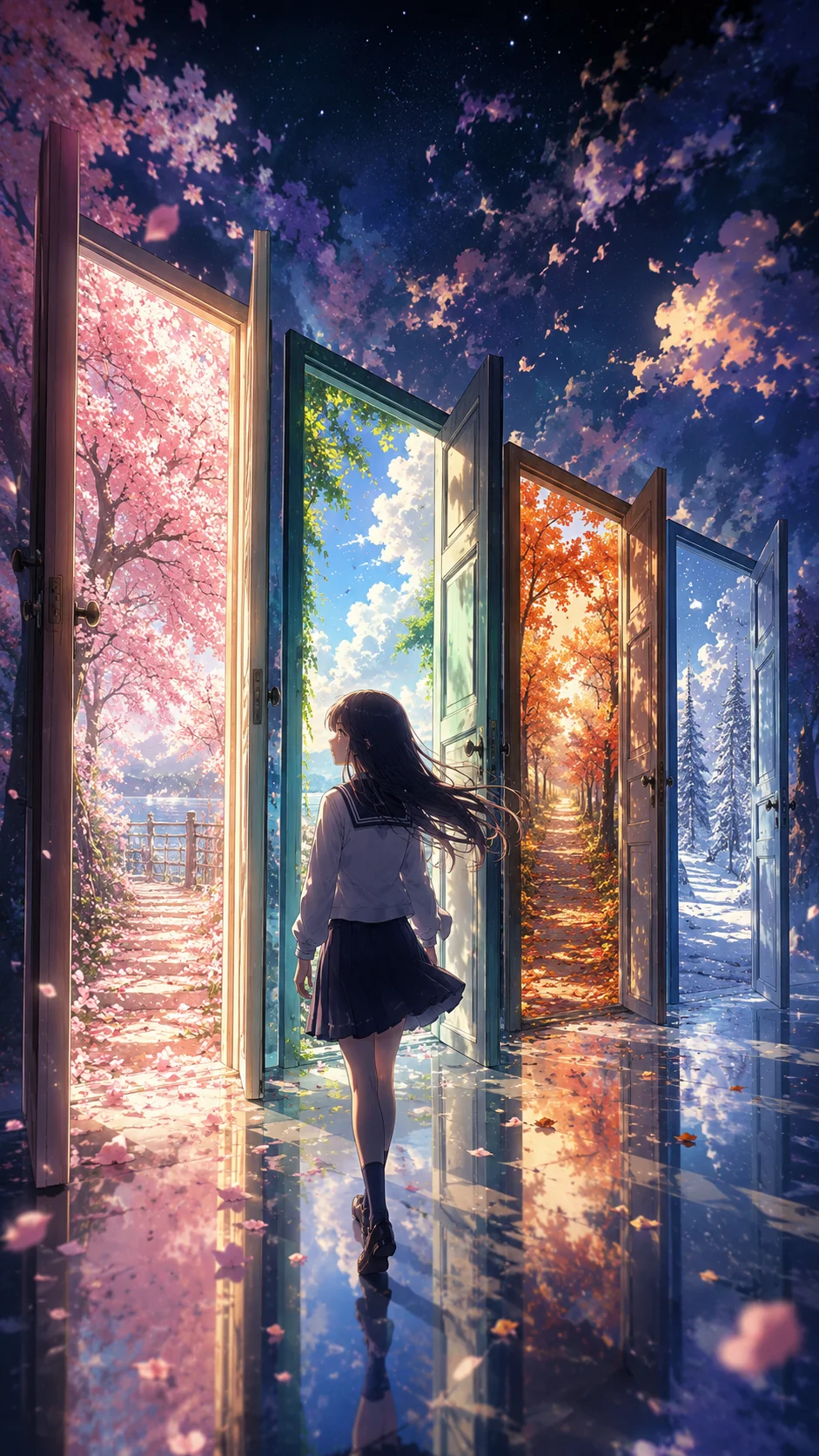 Four Seasons Doorways