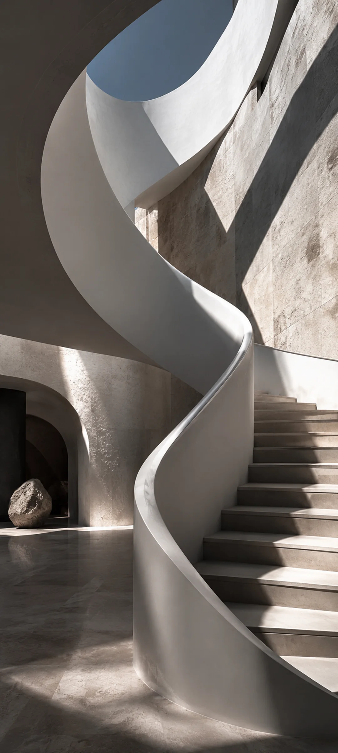 Desert Shadow Sculptural Staircase