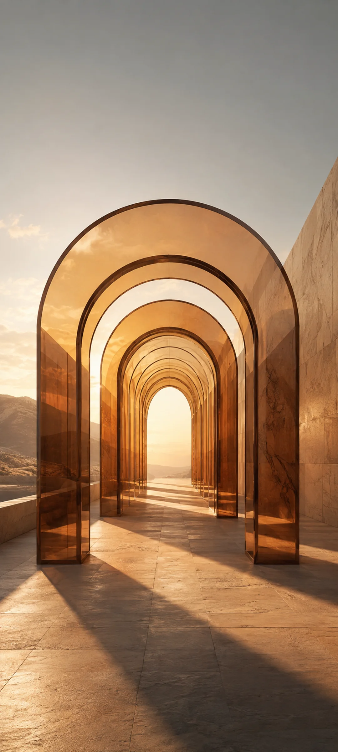Desert Sun Amber Arches