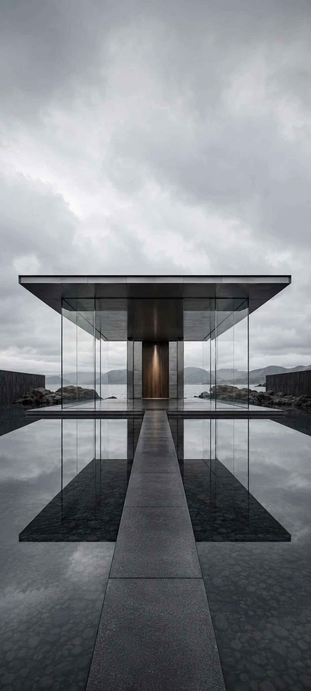 Monochrome Glass Pavilion