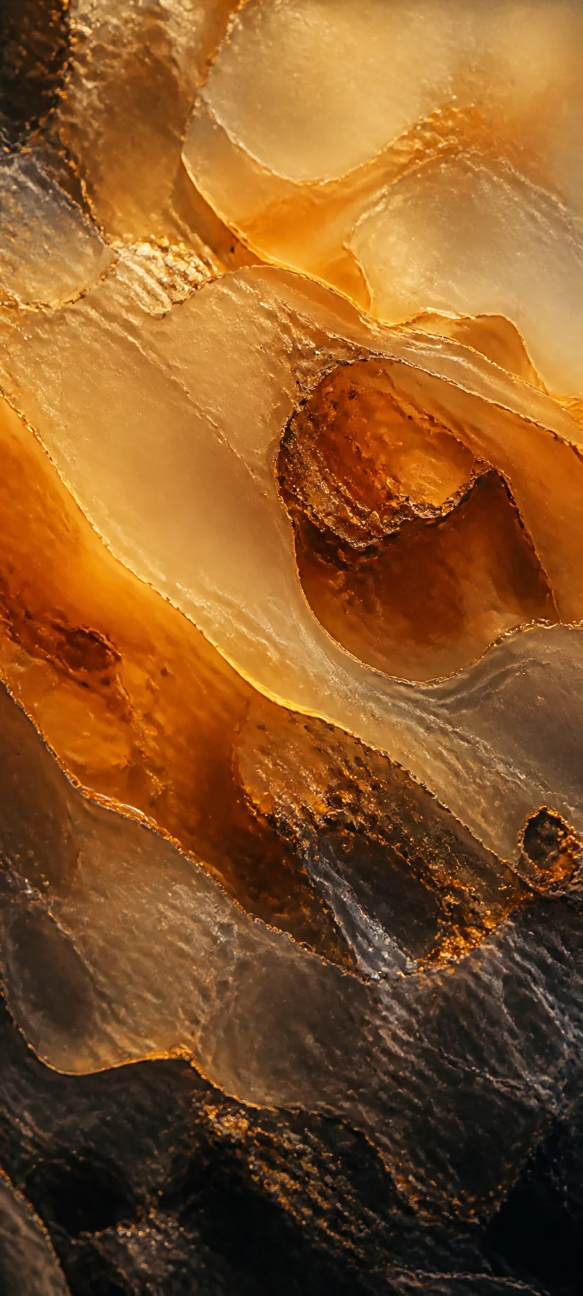 Material Study Encaustic Layers