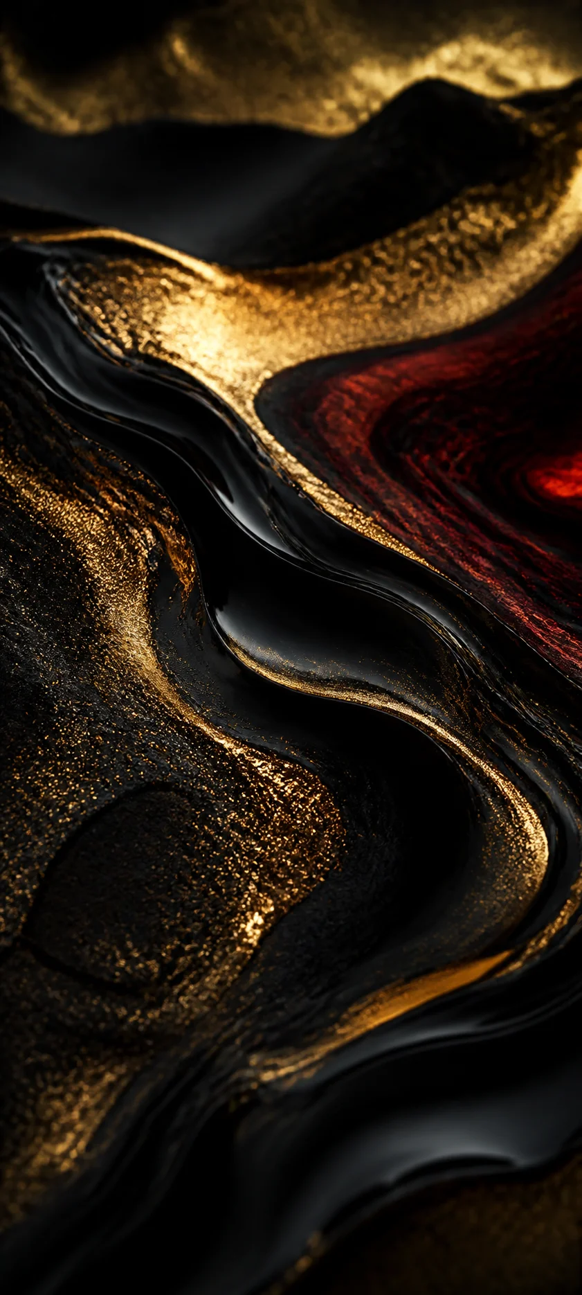 Material Study Lacquer Landscape