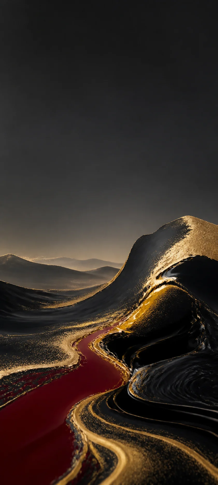 Minimal Masterwork Lacquer Landscape