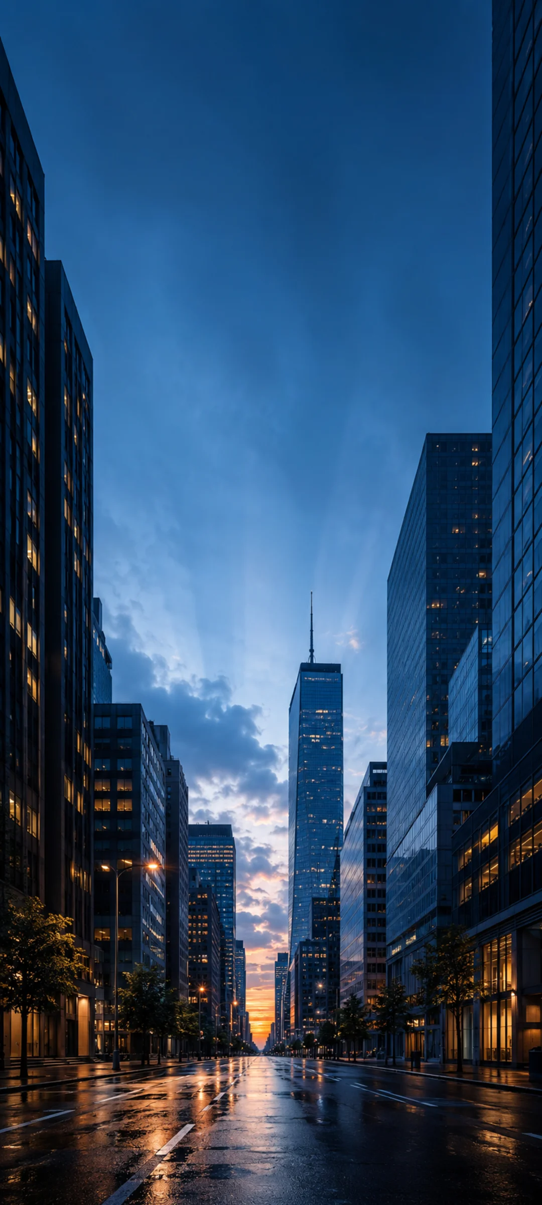 Blue Hour Downtown Canyon