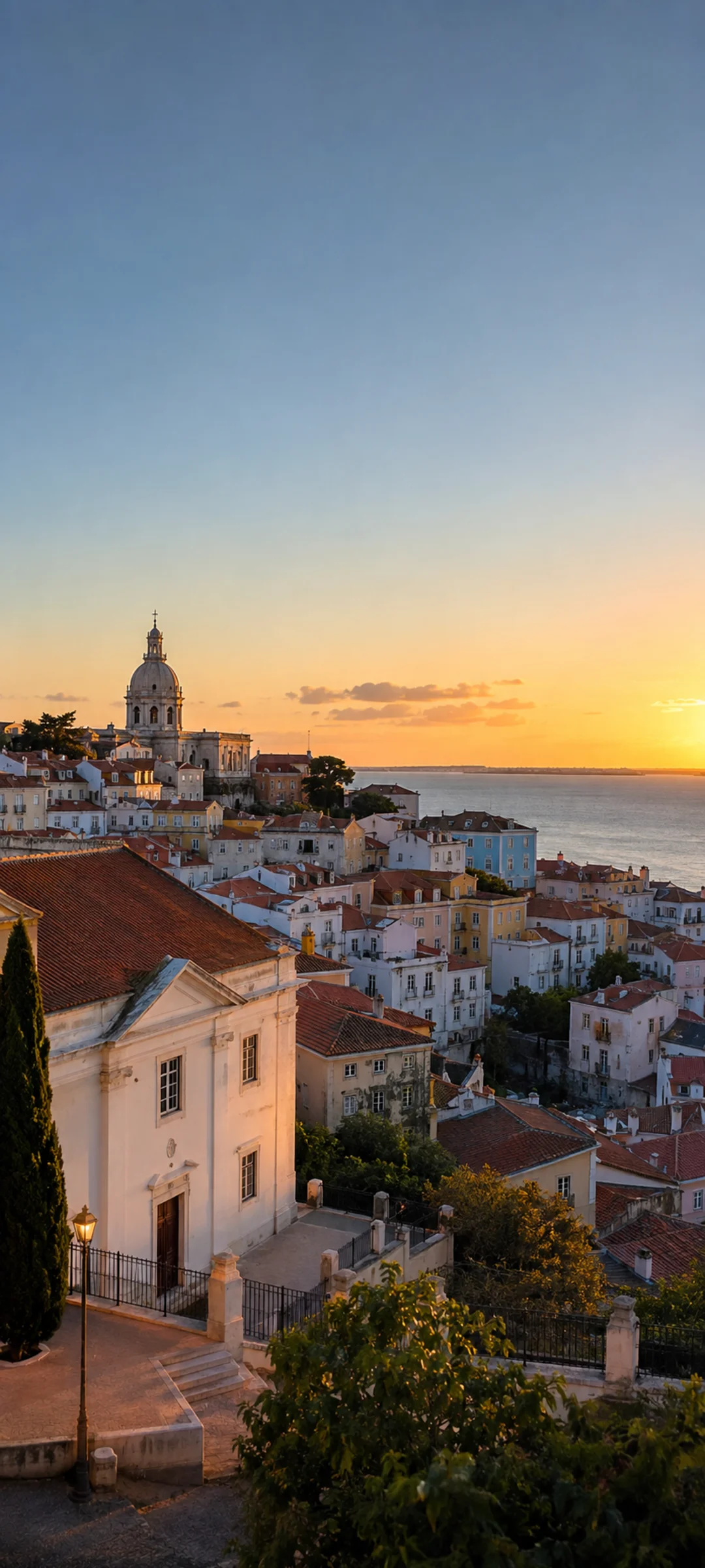 Elevated Orderly Hillside Town