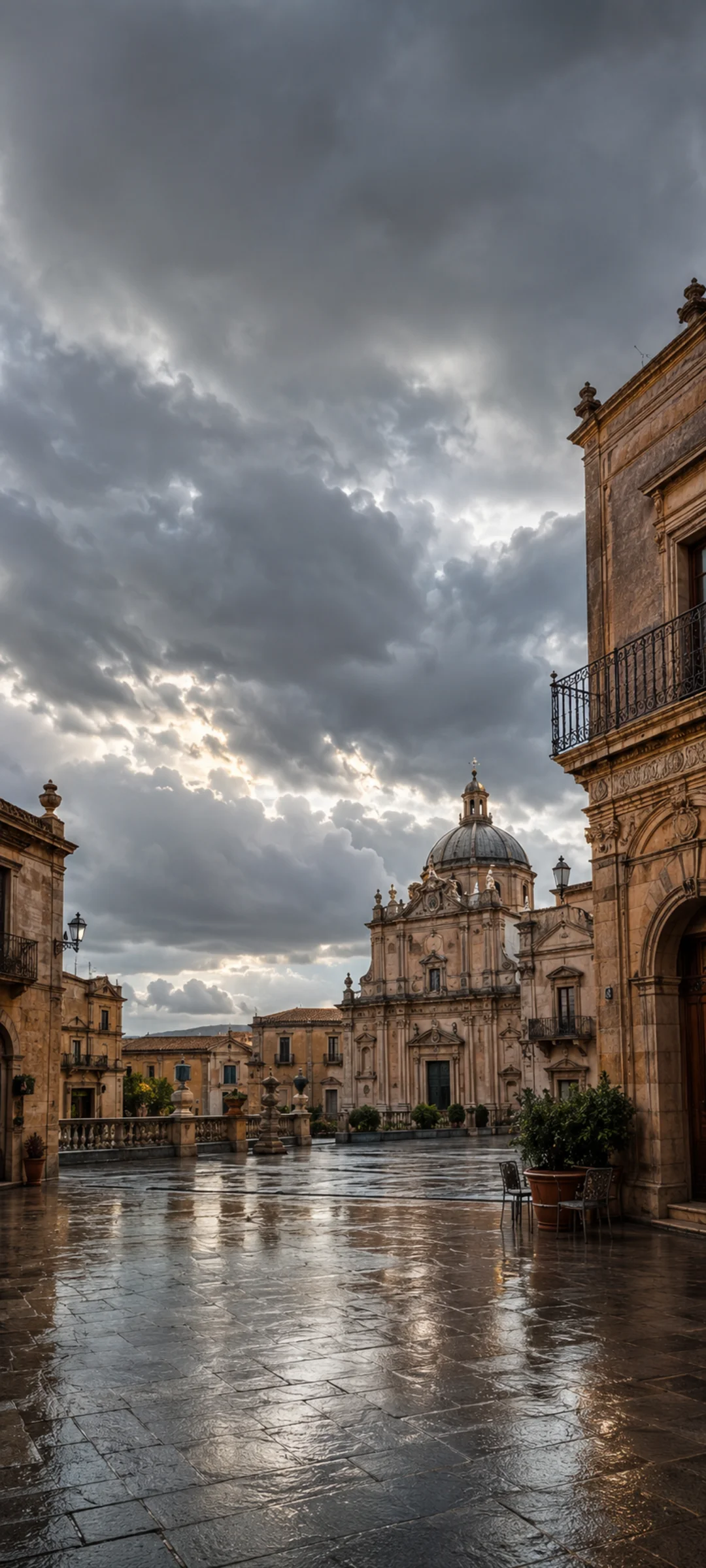 European Square Storm Clouds