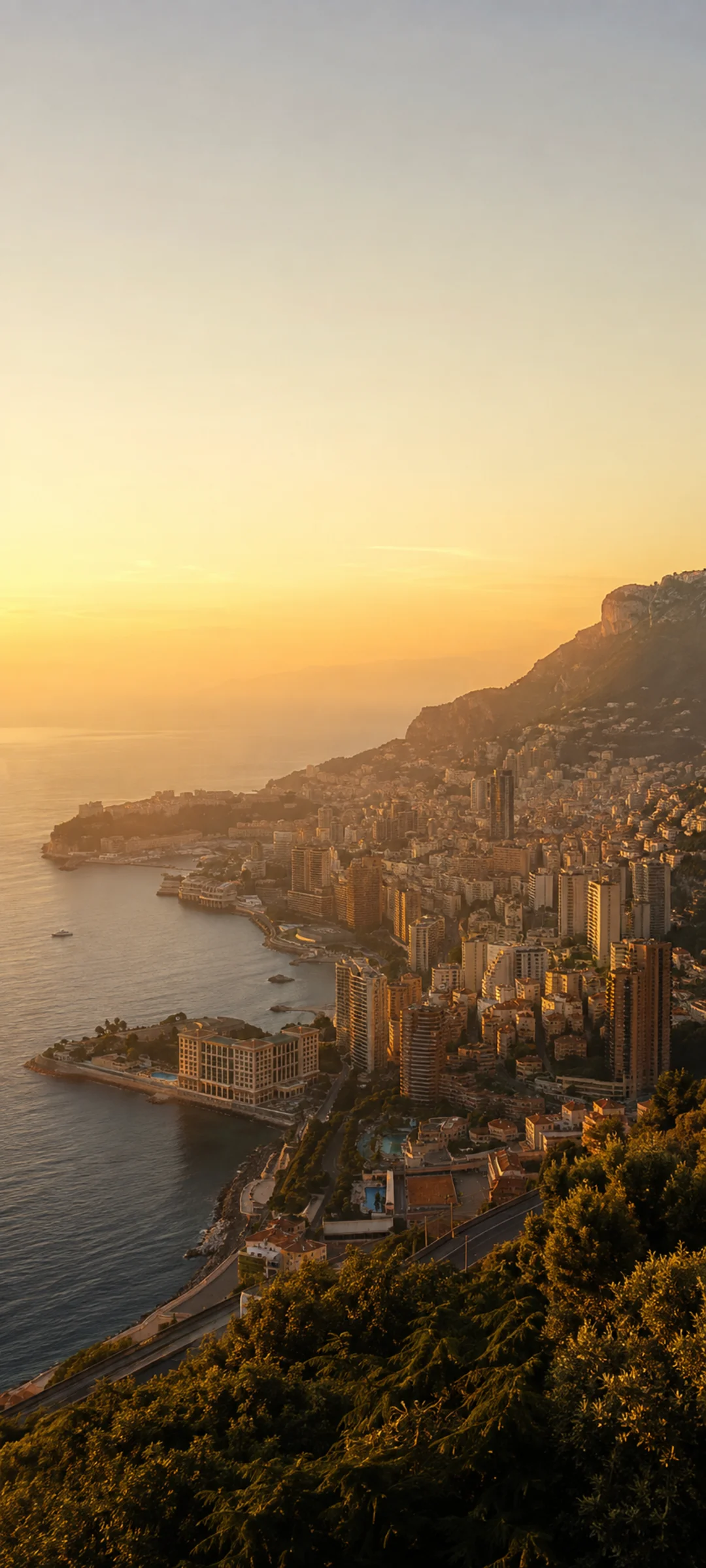 Monaco Monte Carlo Golden Hour