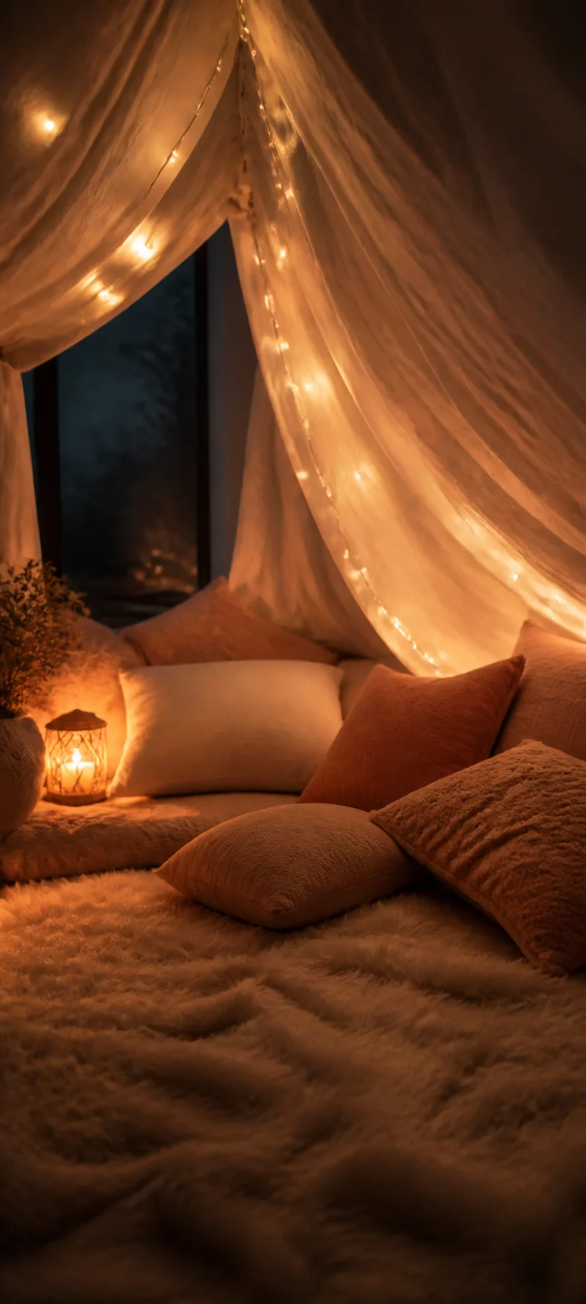 Blue Hour Blanket Fort