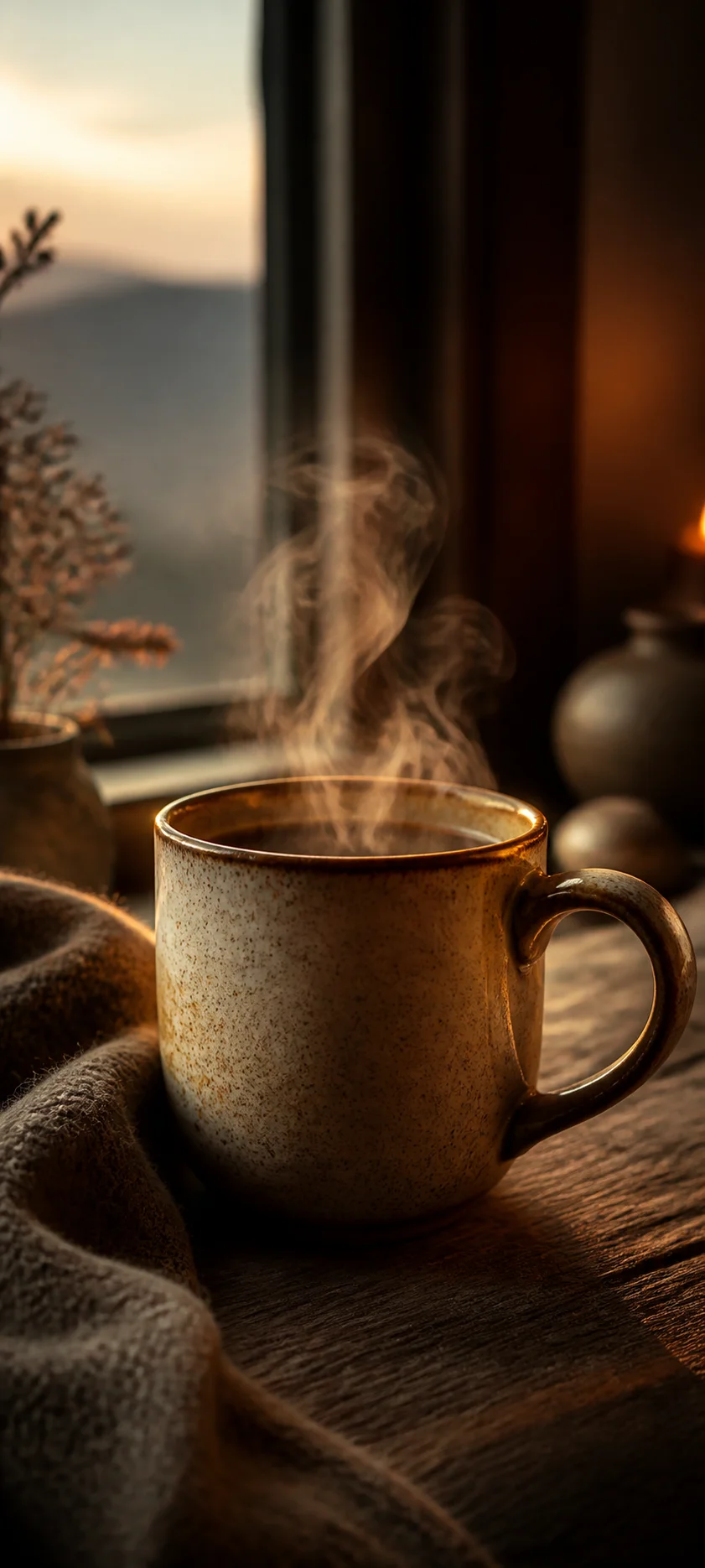 Blue Hour Coffee Steam