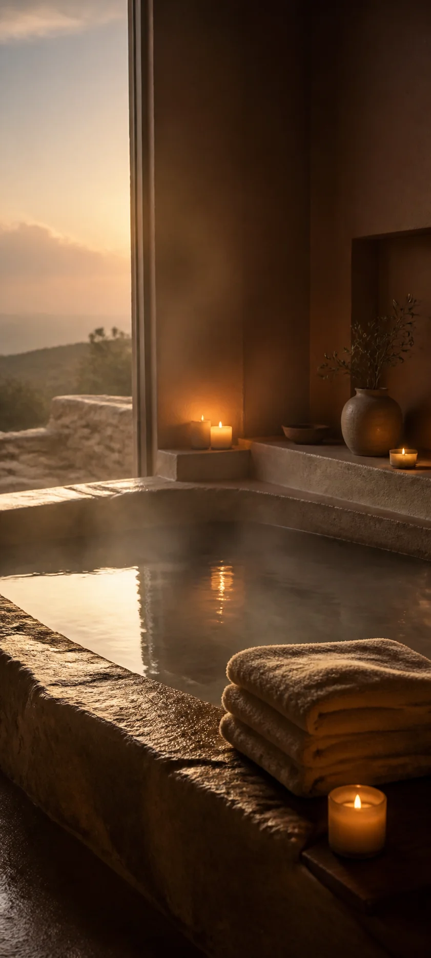 Cinematic Dawn Candle Bath