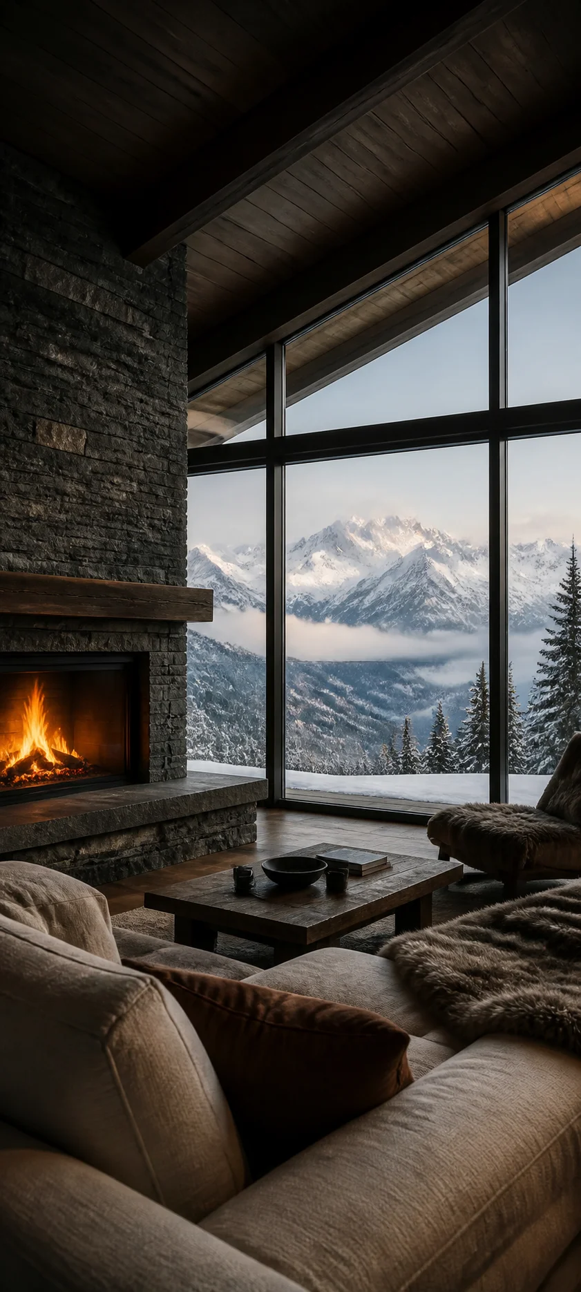 Minimal Luxe Mountain Chalet