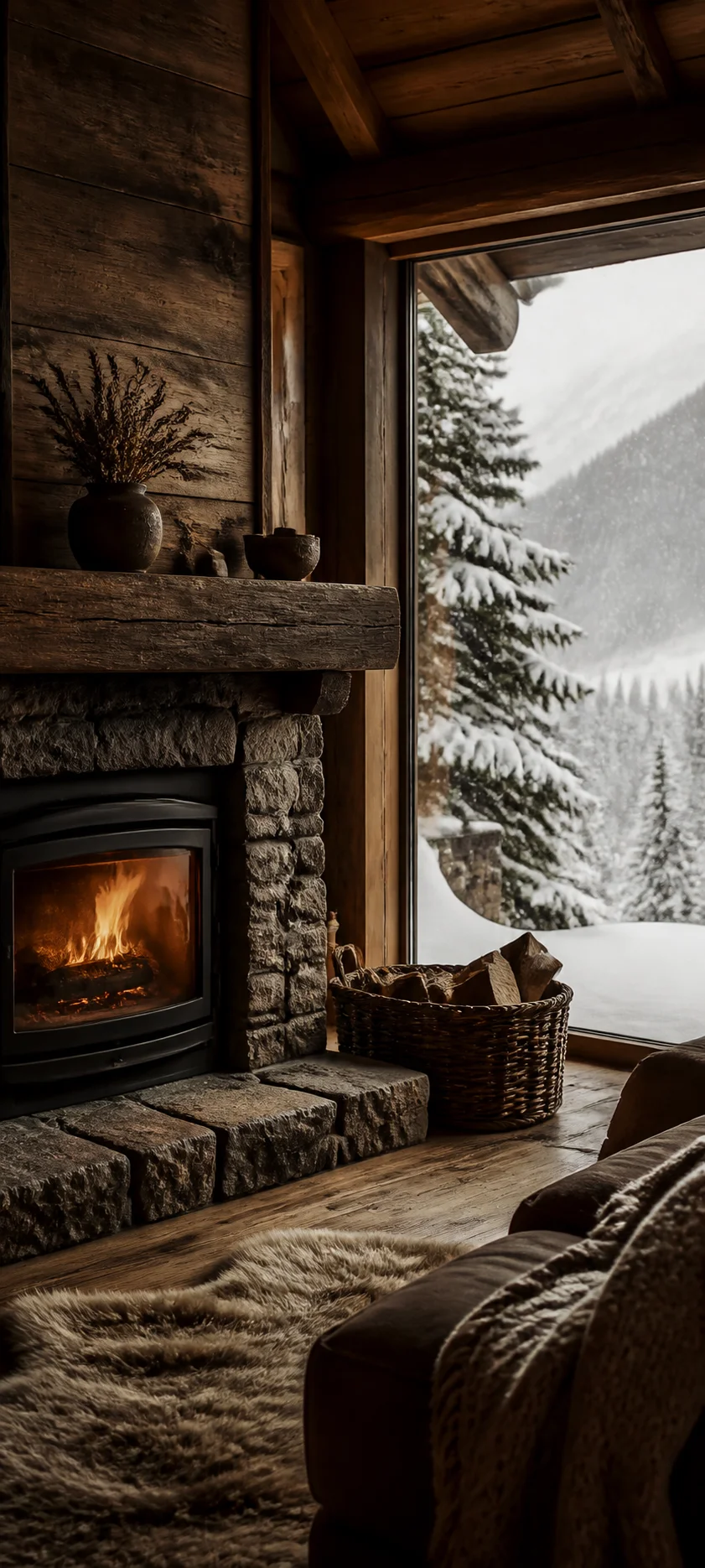 Minimal Luxe Snow Cabin