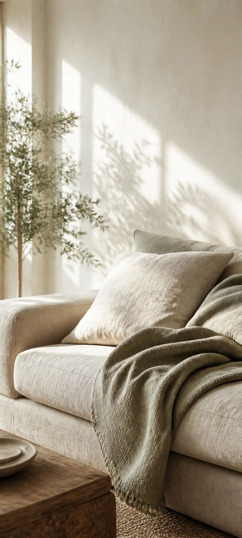 Minimal Luxe Sunlit Sofa