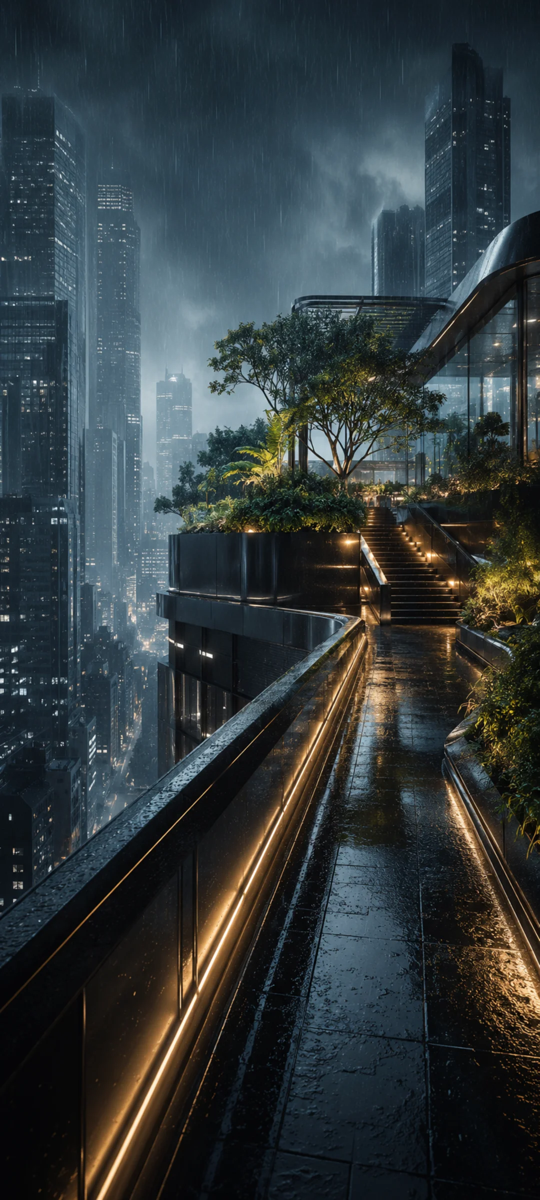 Architectural Rain Garden