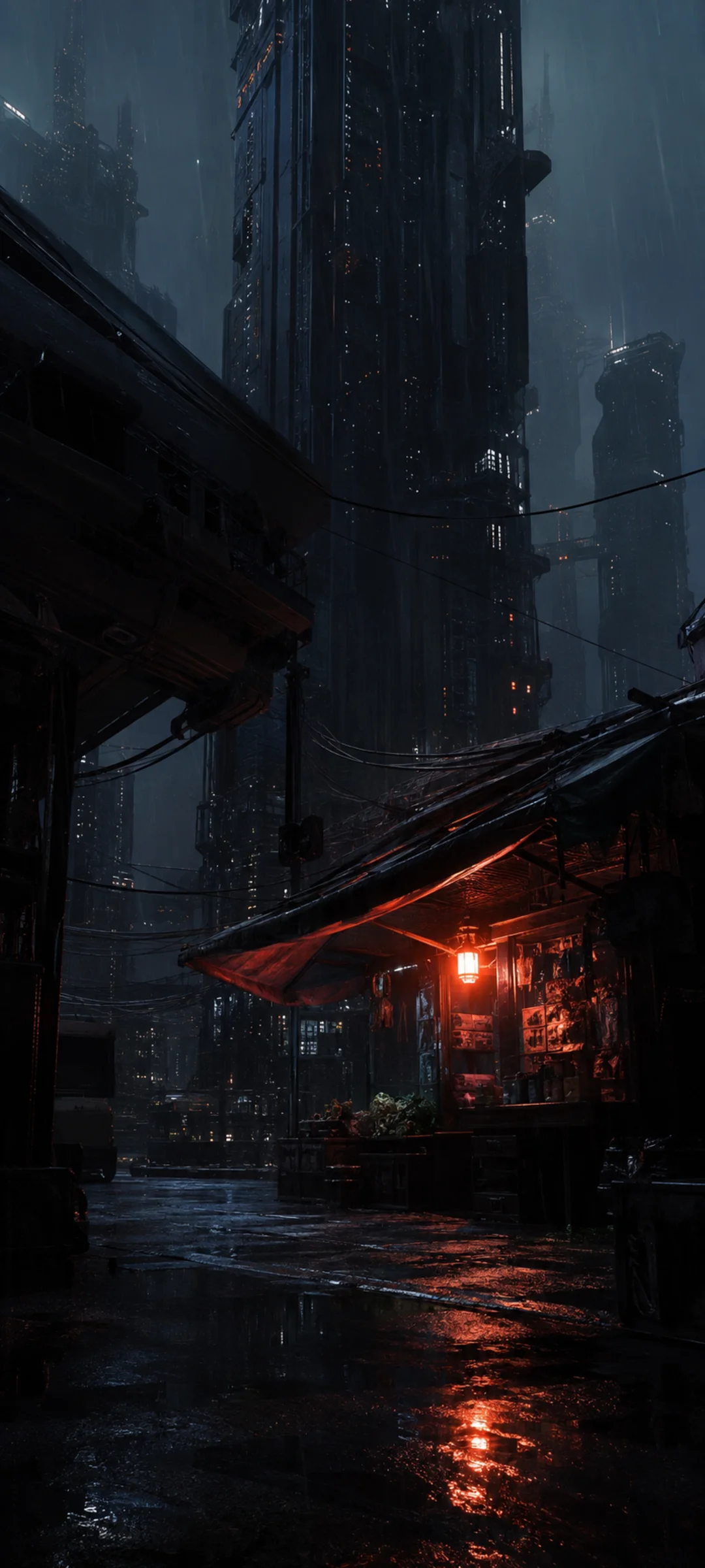 Blue Hour Market Towers