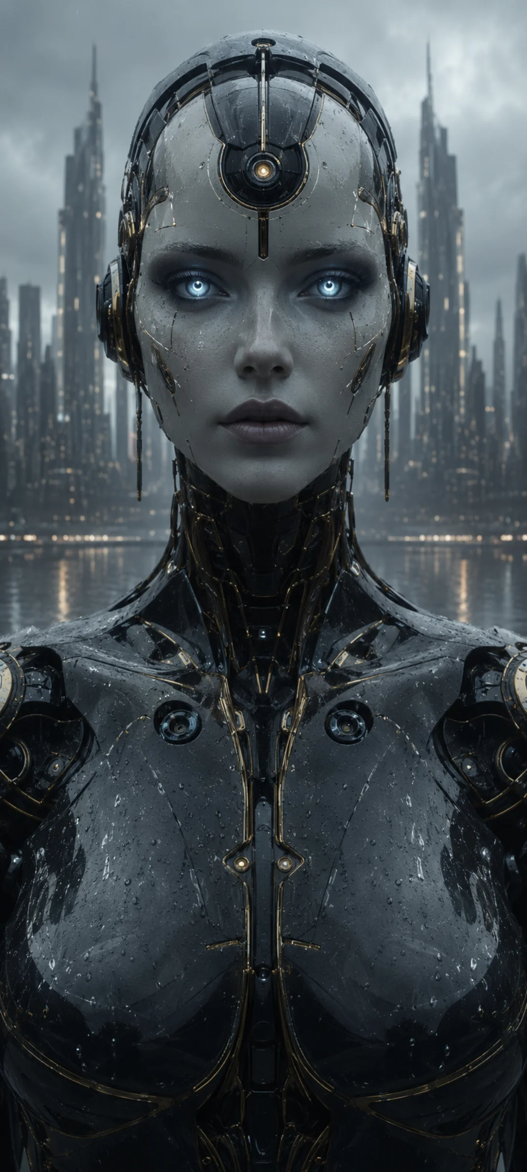 Chrome Android Rain Portrait