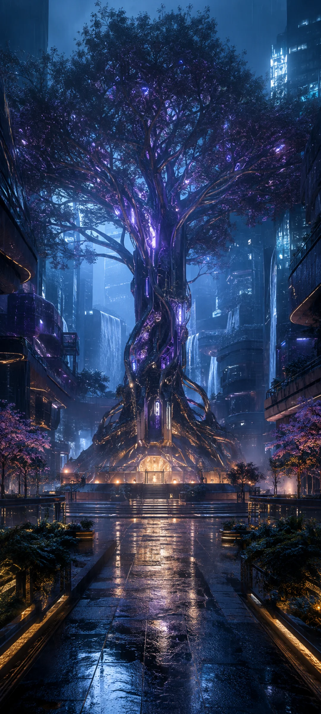 Cybernetic Tree Fog Accents