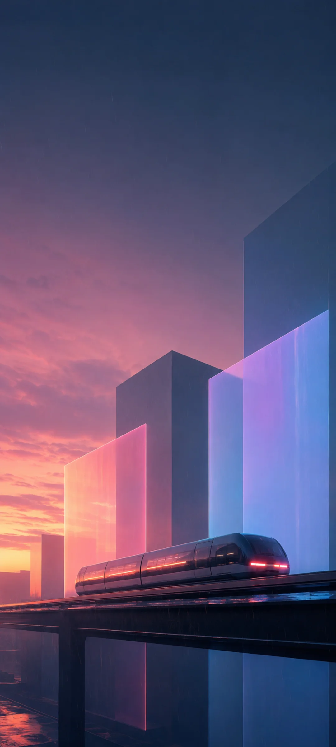 Elevated Train Holographic Architecture