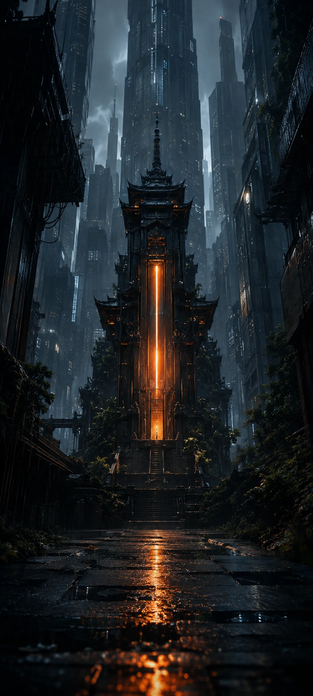 Temple Street Level Orange Light