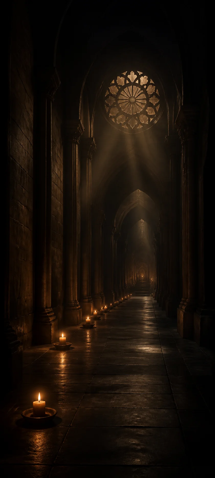 Epic Cinematic Candle Corridor