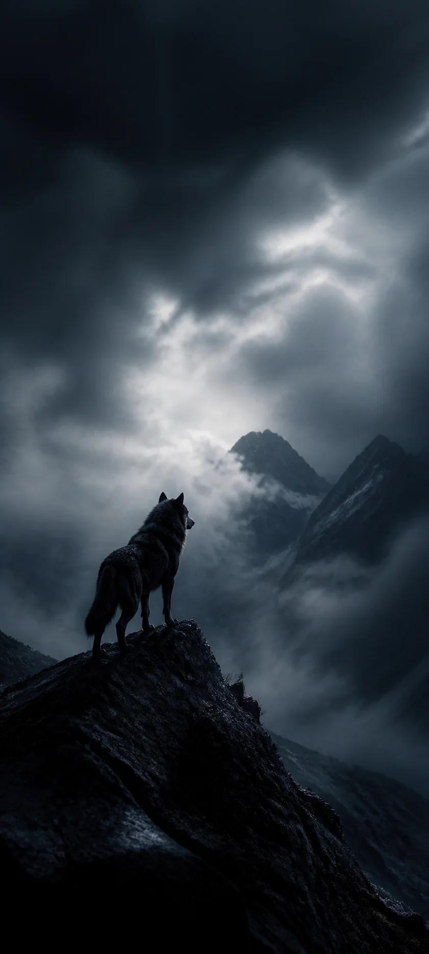 Epic Cinematic Midnight Wolf