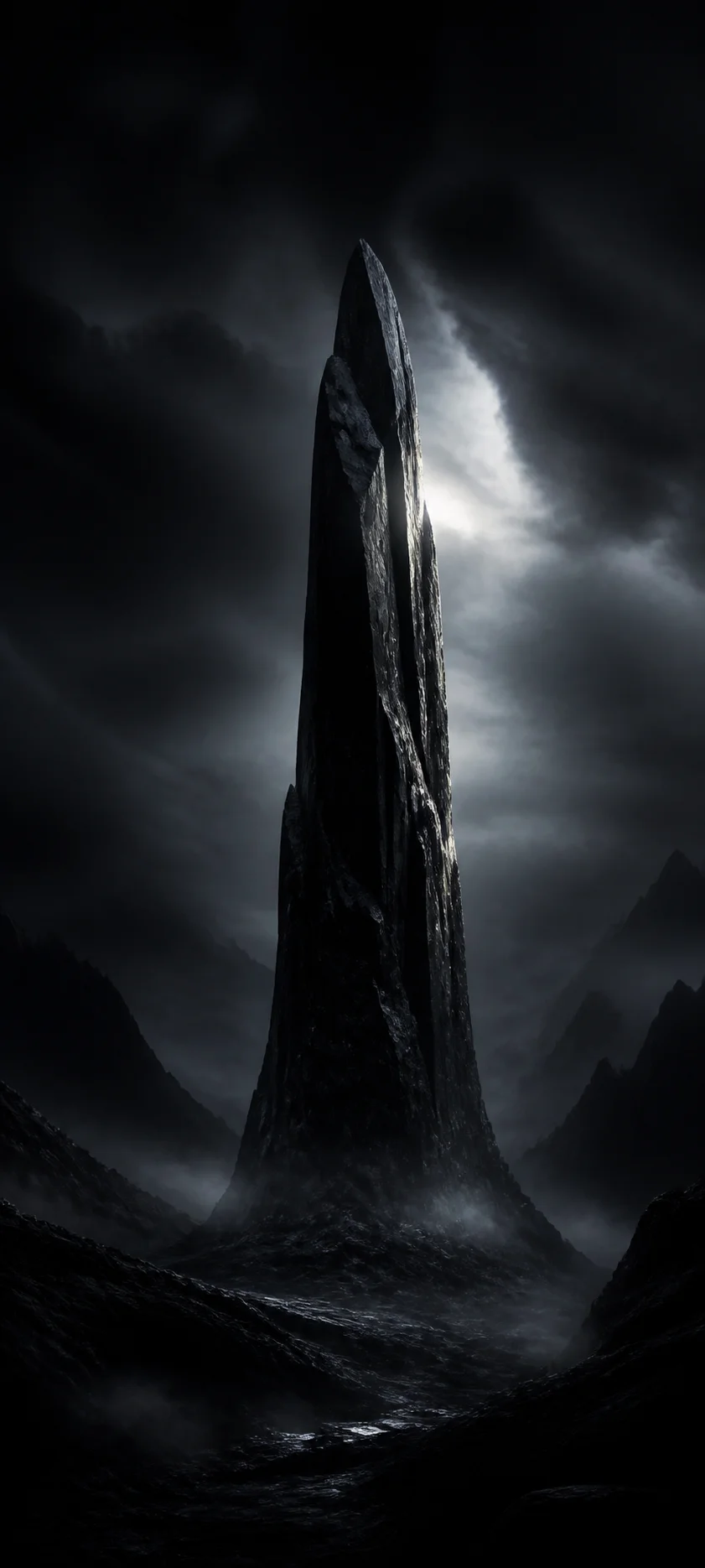 Epic Cinematic Obsidian Monolith