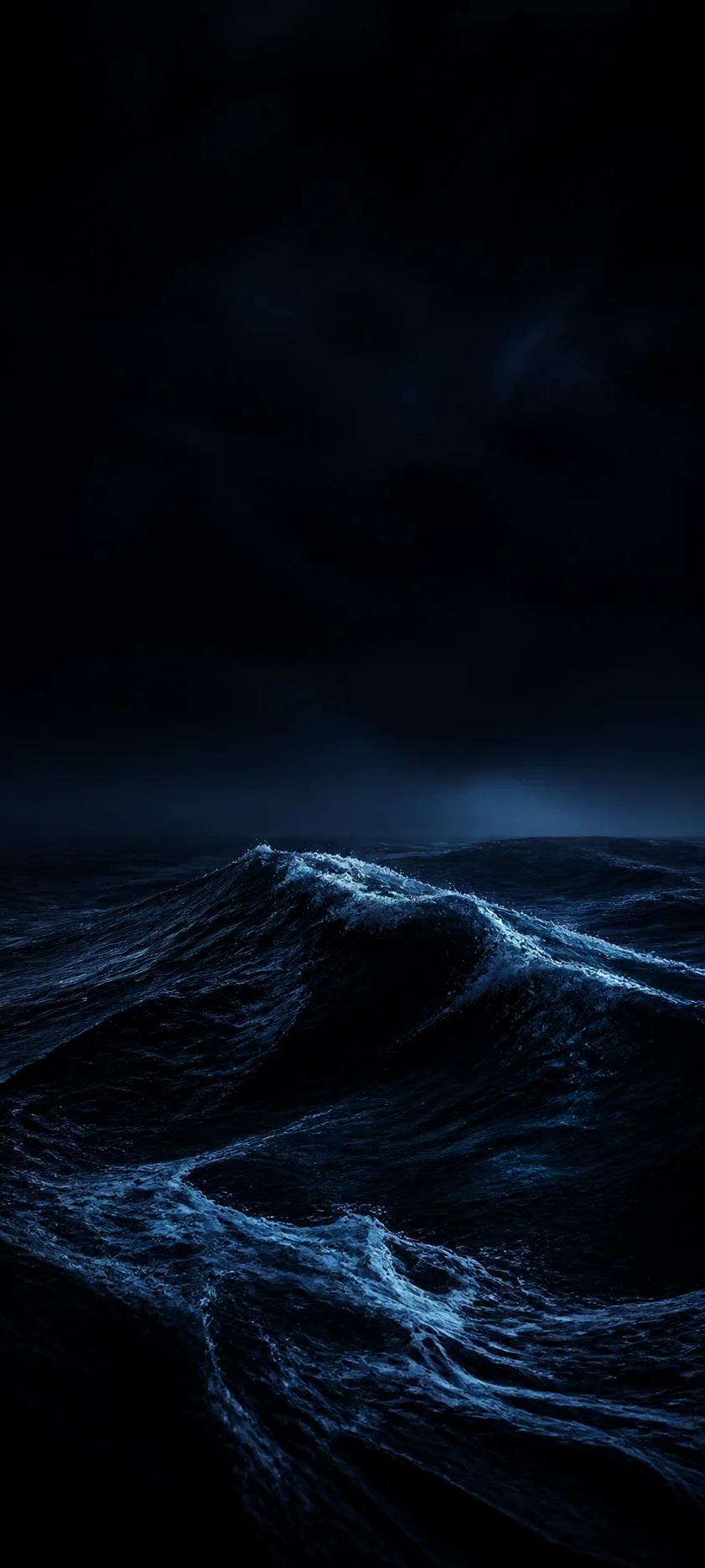 Minimal Iconic Black Ocean