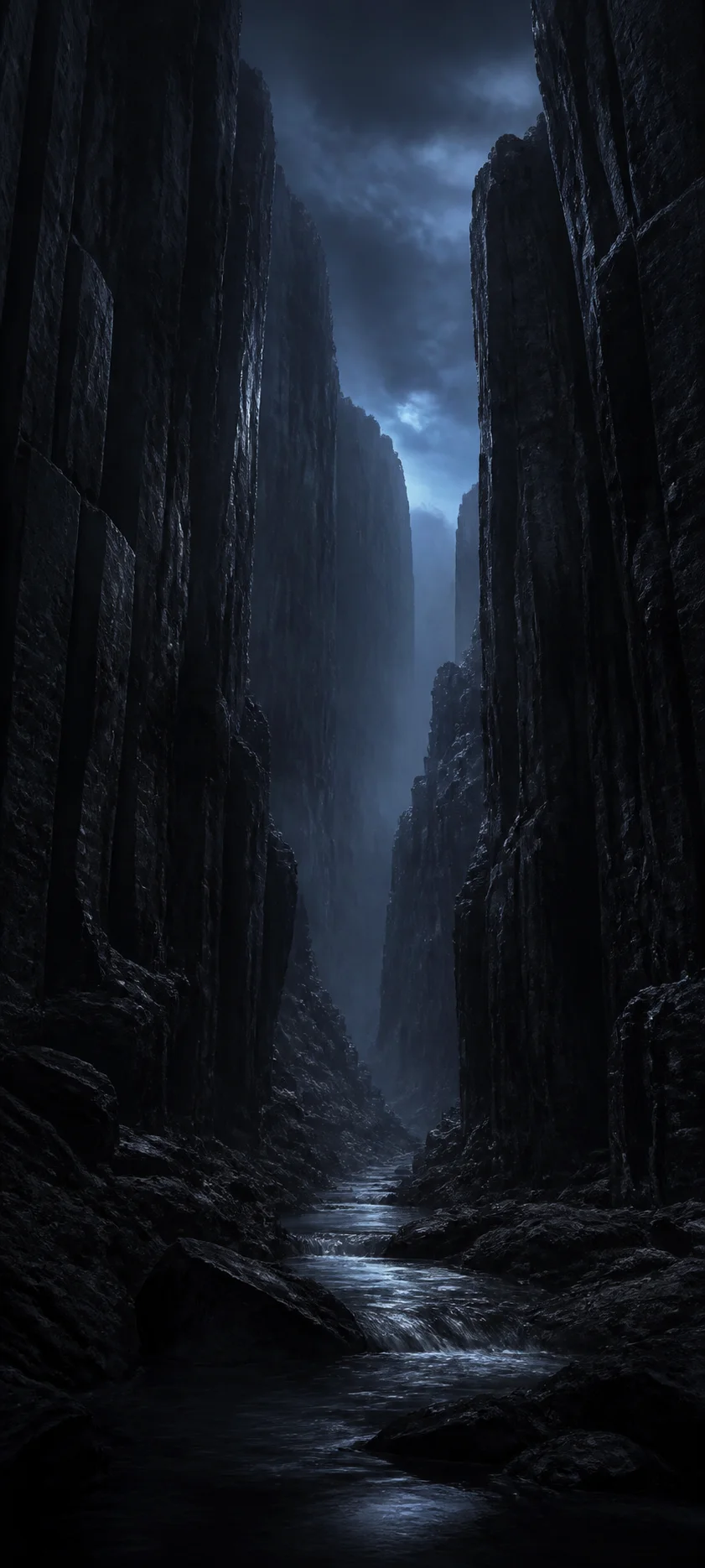 Moonlit Realm Basalt Canyon
