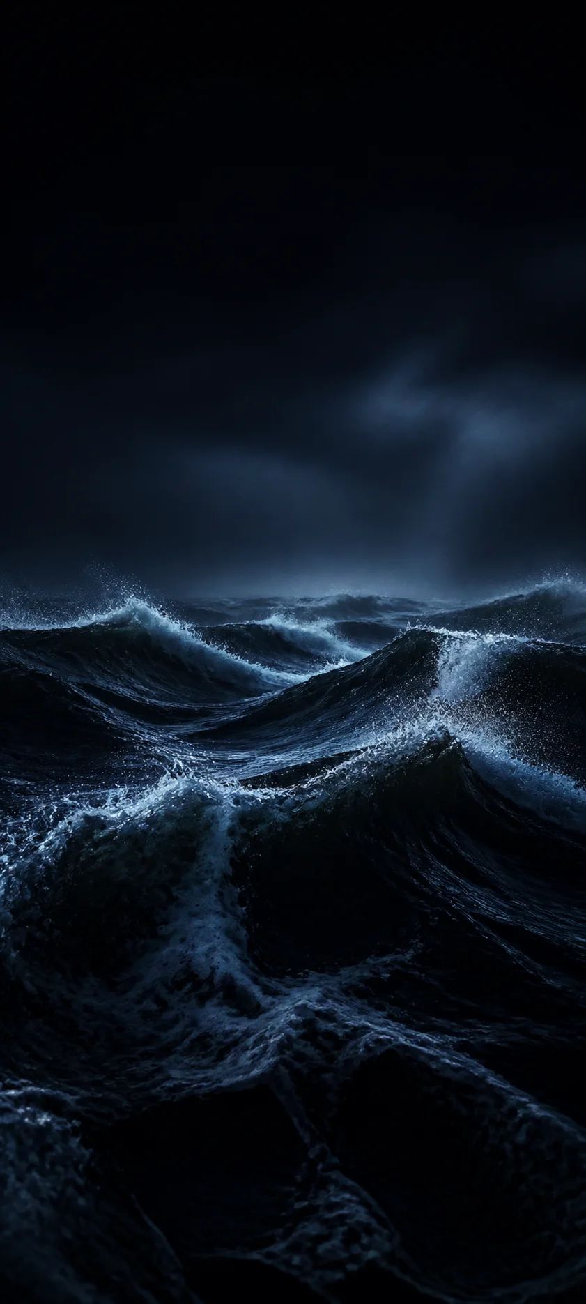 Moonlit Realm Black Ocean