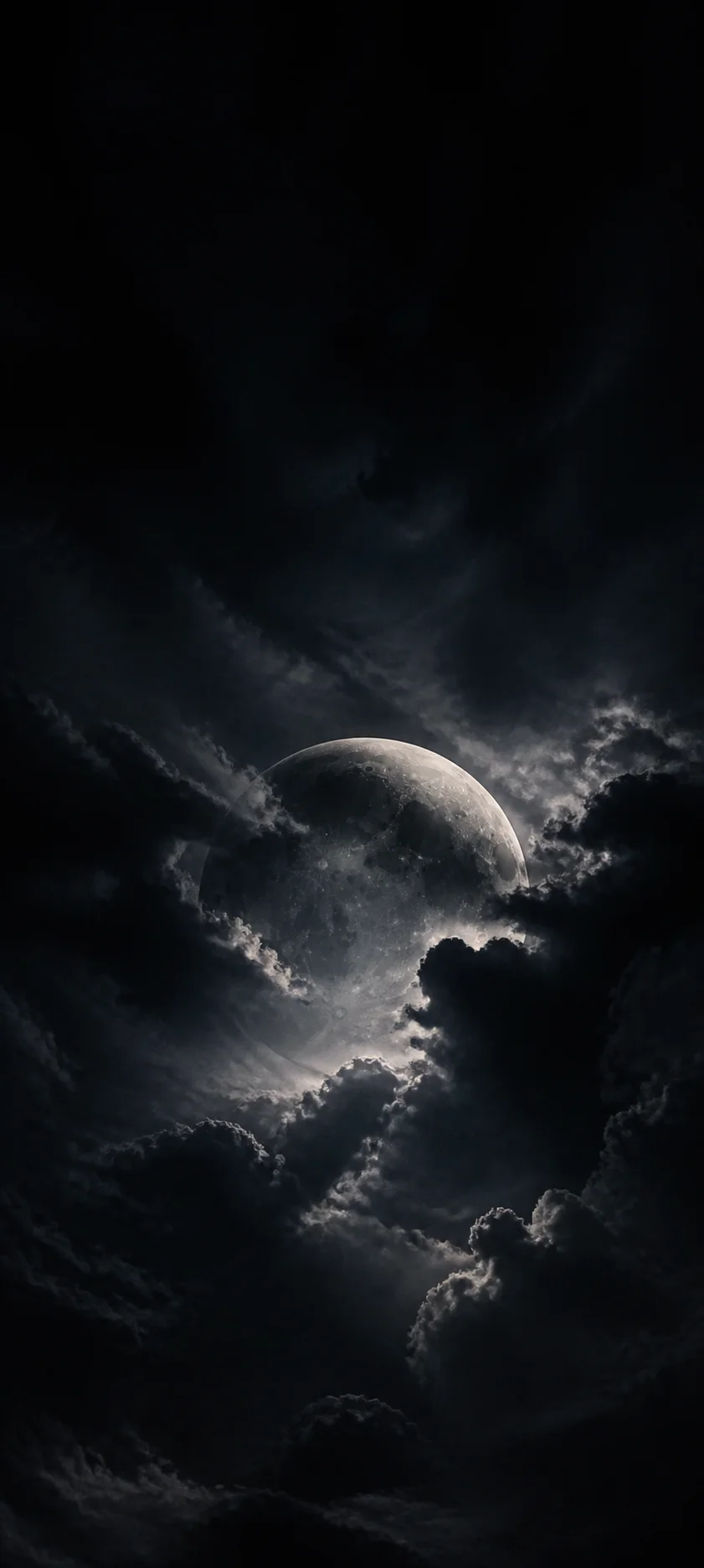 Moonlit Realm Charcoal Moon