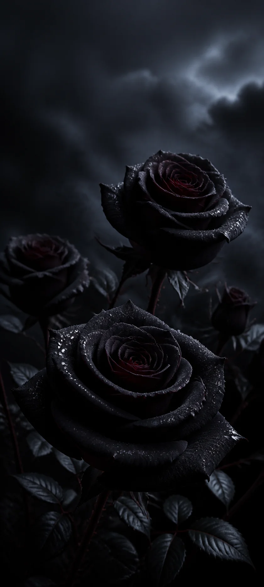 Moonlit Realm Onyx Roses