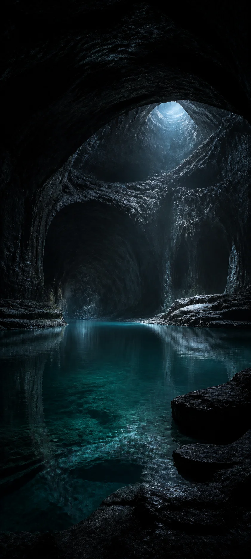 Moonlit Realm Subterranean Lake V2