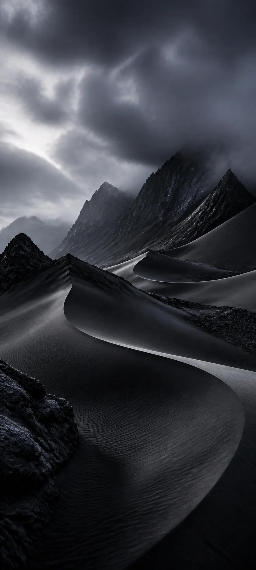 Painterly Prestige Black Sand Dunes