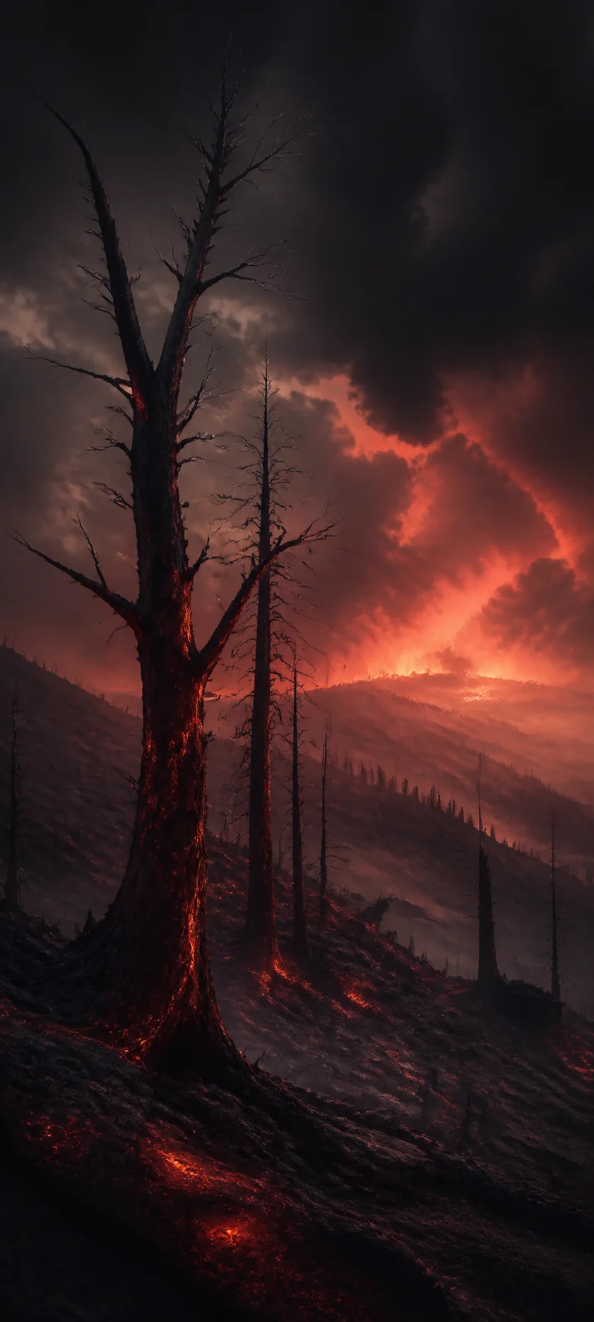 Painterly Prestige Burnt Forest